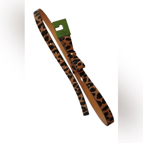 kate spade Accessories - Kate Spade Animal Print Belt bow